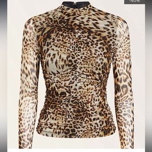 Marciano Animalier Mesh Top